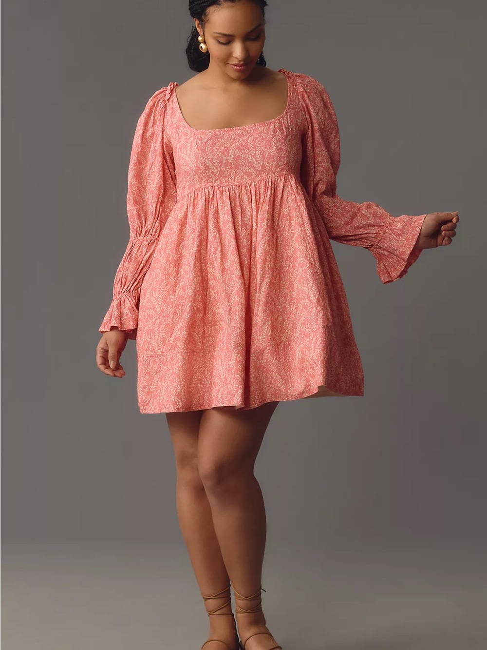 NWT PILCRO By Anthropologie Babydoll Mini Dress, Size Medium